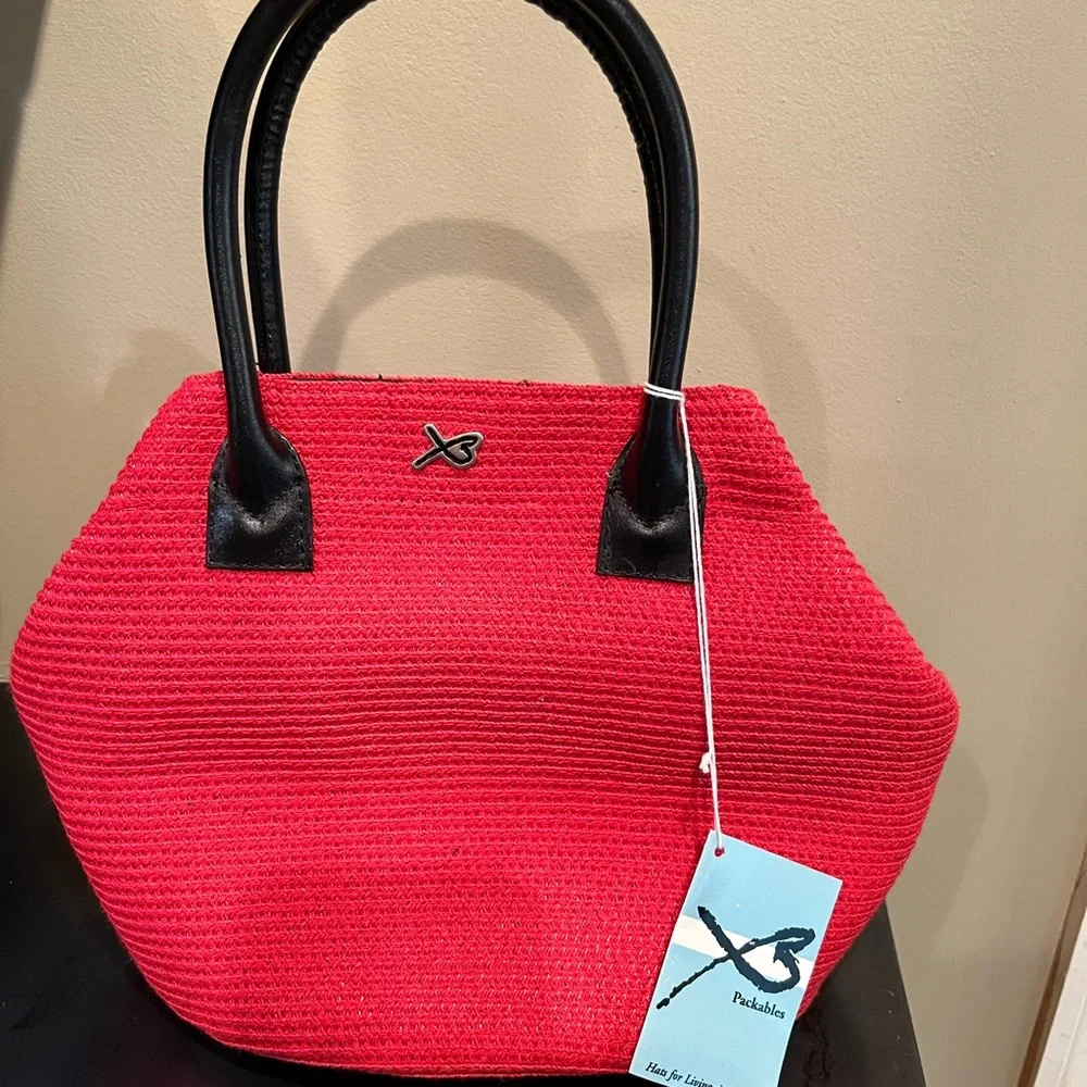 Red Women's Tote Bag - Picture 1 of 3
